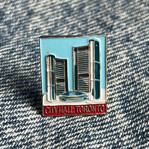 Vintage Toronto City Hall Pin
