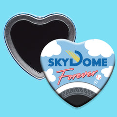 Skydome Forever Heart Button or Magnet