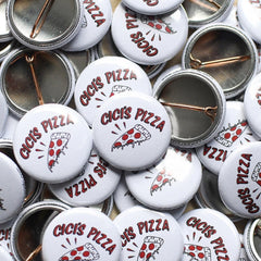 Custom 1" Buttons