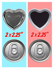 Pickles Forever Heart Button or Magnet