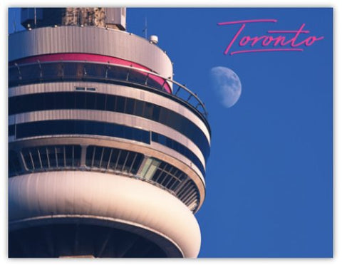 CN Tower Moon Postcard