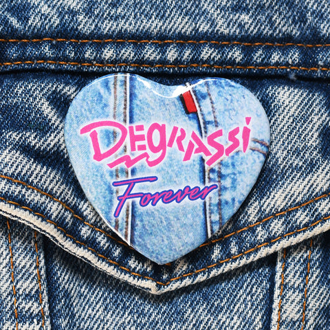 Degrassi Forever Heart Button or Magnet