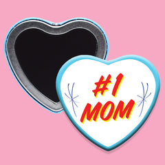 Ed's Mother's Day Heart Button / Magnet