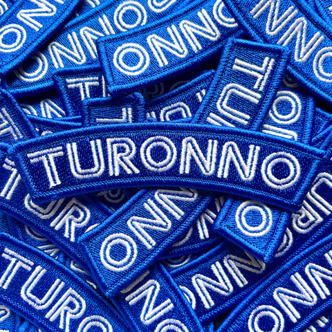 This is how locals pronounce "Toronto". 4" embroidered patch with iron-on adhesive.