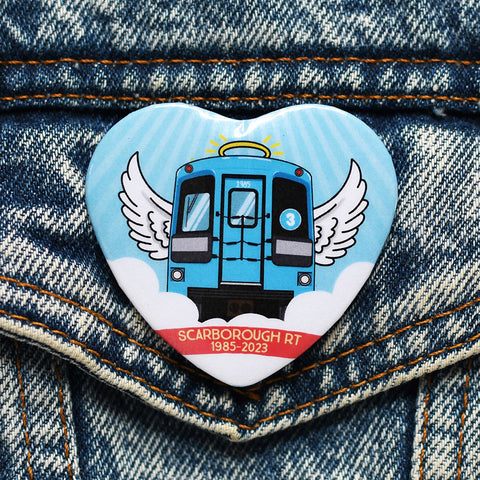 Scarborough RT Memorial Button Line 3 TTC