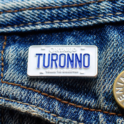 Turonno License Plate Lapel