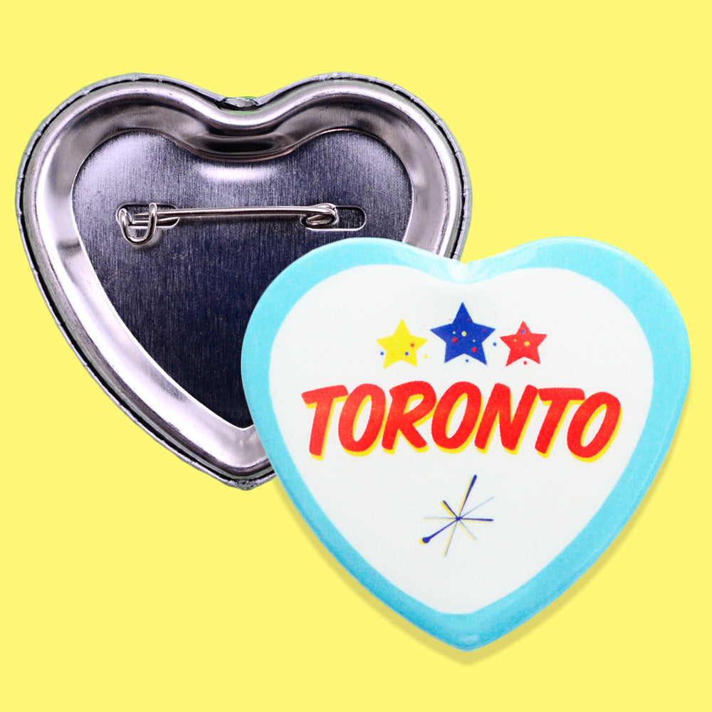 Ed's Button Ed's Style Toronto Heart Button – The Button Machine