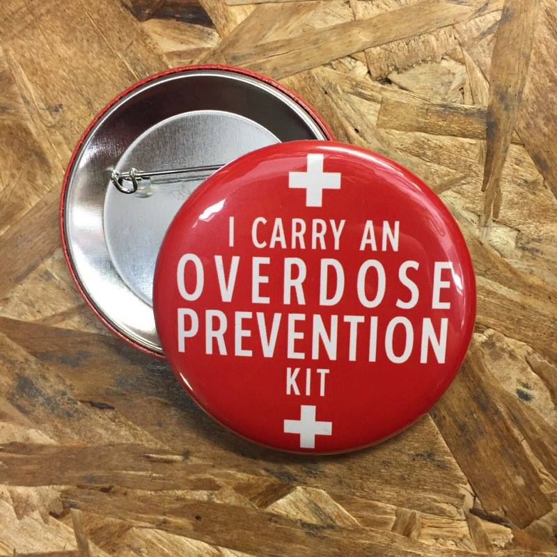 Overdose Prevention Kit Button The Button Machine