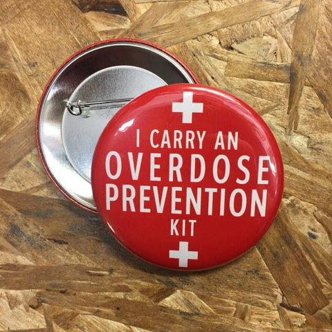 Overdose Prevention Kit Button