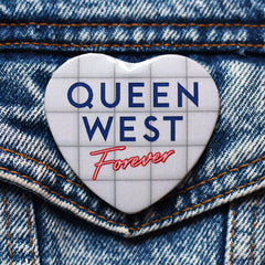 Queen West Forever Heart Button