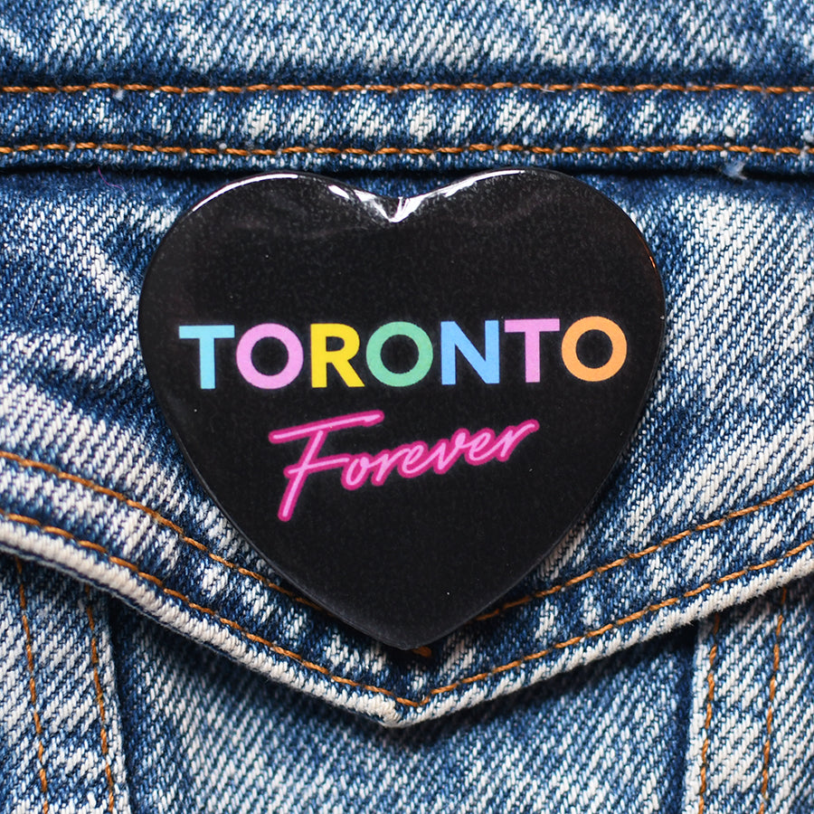 Toronto Forever Heart Button