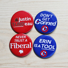 Canadian Political Party Buttons