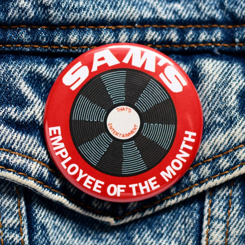 Sam’s Employee of the Month Button